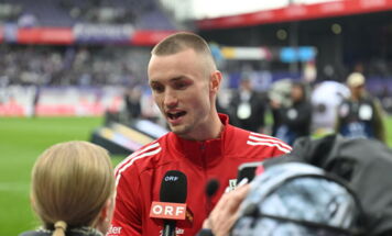 Nach dem Spiel der ADMIRAL Bundesliga zwischen FK Austria Wien und dem LASK in der 32. Runde der Meistergruppe in der Generali-Arena in Wien am Sonntag, 17.05.2026. (Foto: FOTOKERSCHI / WERNER KERSCHBAUMMAYR)