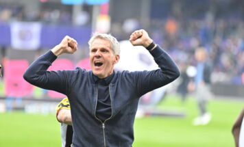 Nach dem Spiel der ADMIRAL Bundesliga zwischen FK Austria Wien und dem LASK in der 32. Runde der Meistergruppe in der Generali-Arena in Wien am Sonntag, 17.05.2026. (Foto: FOTOKERSCHI / WERNER KERSCHBAUMMAYR)
