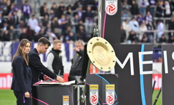Nach dem Spiel der ADMIRAL Bundesliga zwischen FK Austria Wien und dem LASK in der 32. Runde der Meistergruppe in der Generali-Arena in Wien am Sonntag, 17.05.2026. (Foto: FOTOKERSCHI / WERNER KERSCHBAUMMAYR)