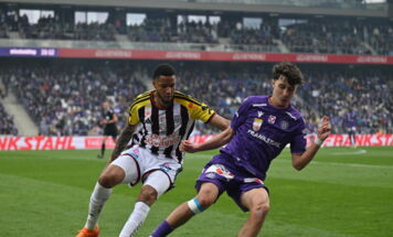 Während des Spiels der ADMIRAL Bundesliga zwischen FK Austria Wien und dem LASK in der 32. Runde der Meistergruppe in der Generali-Arena in Wien am Sonntag, 17.05.2026. (Foto: FOTOKERSCHI / WERNER KERSCHBAUMMAYR)