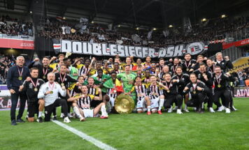 Nach dem Spiel der ADMIRAL Bundesliga zwischen FK Austria Wien und dem LASK in der 32. Runde der Meistergruppe in der Generali-Arena in Wien am Sonntag, 17.05.2026. (Foto: FOTOKERSCHI / WERNER KERSCHBAUMMAYR)
