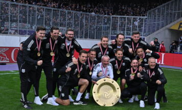 Nach dem Spiel der ADMIRAL Bundesliga zwischen FK Austria Wien und dem LASK in der 32. Runde der Meistergruppe in der Generali-Arena in Wien am Sonntag, 17.05.2026. (Foto: FOTOKERSCHI / WERNER KERSCHBAUMMAYR)