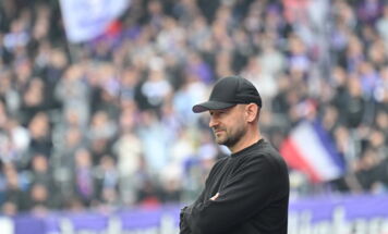 Stephan Helm - Während des Spiels der ADMIRAL Bundesliga zwischen FK Austria Wien und dem LASK in der 32. Runde der Meistergruppe in der Generali-Arena in Wien am Sonntag, 17.05.2026. (Foto: FOTOKERSCHI / WERNER KERSCHBAUMMAYR)