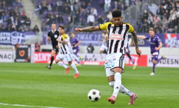 Während des Spiels der ADMIRAL Bundesliga zwischen FK Austria Wien und dem LASK in der 32. Runde der Meistergruppe in der Generali-Arena in Wien am Sonntag, 17.05.2026. (Foto: FOTOKERSCHI / WERNER KERSCHBAUMMAYR)