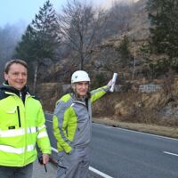 Felssturz in Ebensee traf Pkw
