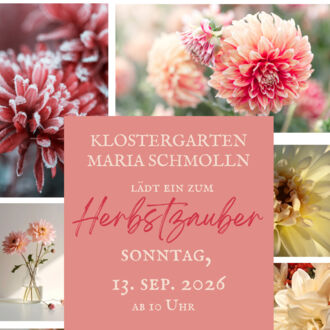 Herbstzauber im Klostergarten Maria Schmolln