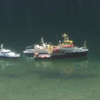 Segelboote, Rennboote und Wasserflugzeuge bevölkerten das Seebad Lunz