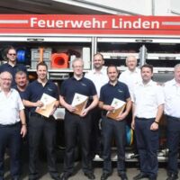 Purgstaller feierten 20 Jahre Feuerwehrfreundschaft in Großen-Linden