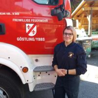 Marie Prosini ist die Zweite Feuerwehrfrau bei der Aktiv Mannschaft in Göstling
