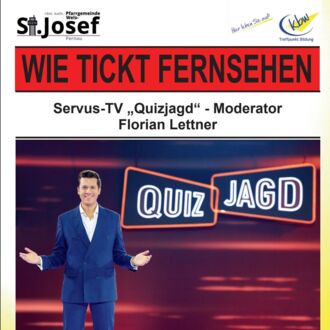 WIE TICKT FERNSEHEN - ServusTV „Quizjagd“ Moderator Florian Lettner