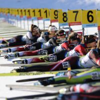 Strahlender Sonnenschein bei den Biathlon Meisterschaften in Rosenau am Hengstpaß