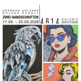 4614Galerie Marchtrenk: Zwei Handschriften: Holzner / Rudolf