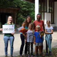 Der 100.000ste Besucher des Linzer Zoos am Pöstlingberg kommt aus Zwettl/Rodl