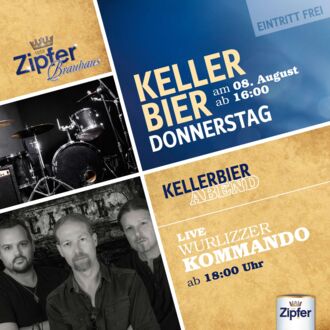 KELLERBIER DONNERSTAG IN ZIPF / Live mit Wurlizzer Kommando
