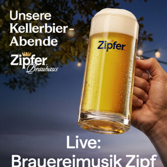 Offizieller Kellerbier-Anstich in Zipf / Live Musik: Brauereimusik Zipf
