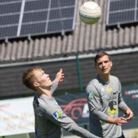 Ennser Faustballer Gustav Gürtler und Michael Hölzl spielen in Frauenfeld um Europa-Titel