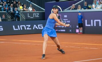 Gegen die ehemalige Weltranglistenzweite zeigte Tagger ein tolles Erstrundenmatch; gerd2709