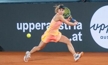 Julia Grabher unterlag der starken Alexandra Eala, die von ihren zahlreichen philippinischen Fans angefeuert wurde; gerd2709