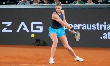 Die ehemalige Weltranglistenerste Karolina Pliskova schaffte es bei ihrem Comeback in Linz bis ins Viertelfinale; gerd2709