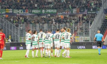 Celtic jubelt über das 0:1; Foto: gerd2709
