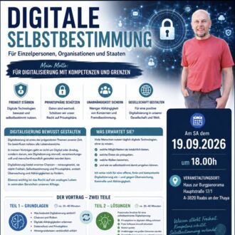 Digitale Selbstbestimmung, Vortrag September 2026