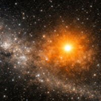 Riesenstern mit 1540-fachen Radius der Sonne wechselt die Farbe und wird zum seltenen Hyperriesen