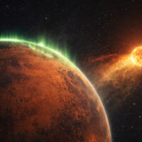 ESA Orbitersonden erfassen Super-Sonnensturm am Mars