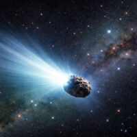 Hubble Weltraumteleskop weist Umkehr der Drehung bei kleinem Kometen nach