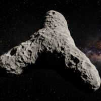 Asteroid Nysa zeigt erstmals dreilappige Struktur