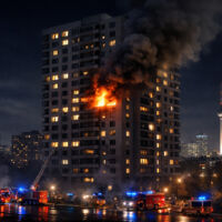 Kind stirbt bei Hochhausbrand in Berlin