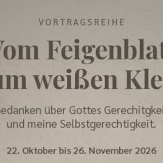 Vortragsreihe Vom Feigenblatt zum weißen Kleid