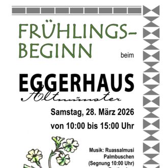 Frühlingsbeginn beim Eggerhaus