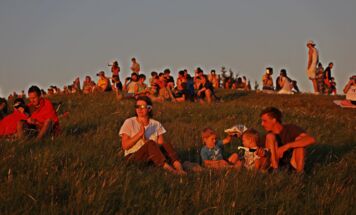 Besucherandrang am Gmundnerberg (Fotos: Hörmandinger)