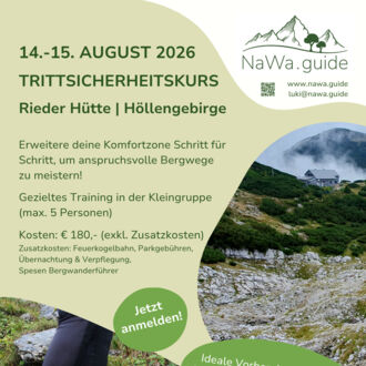 Trittsicherheitskurs (Rieder Hütte | Höllengebirge)
