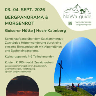 Bergpanorama & Morgenrot