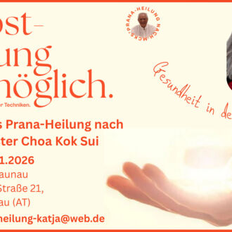 Grundkurs Prana-Heilung nach Grandmaster Choa Kok Sui