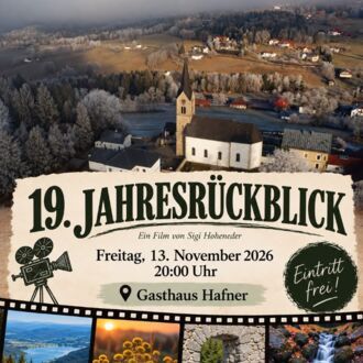 Jahresrückblick 2026 - Filmvorführung